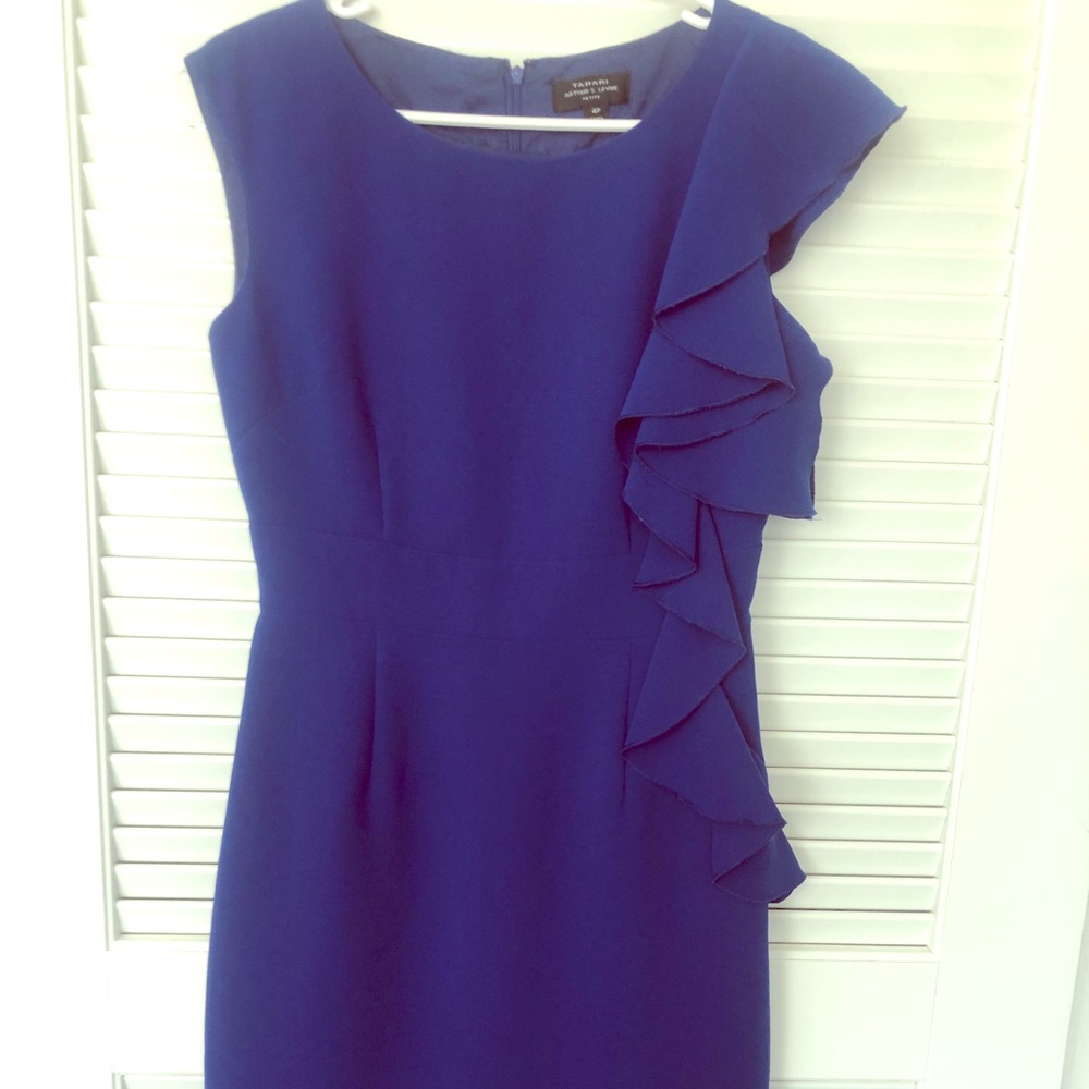 Blue Tahari cocktail dress